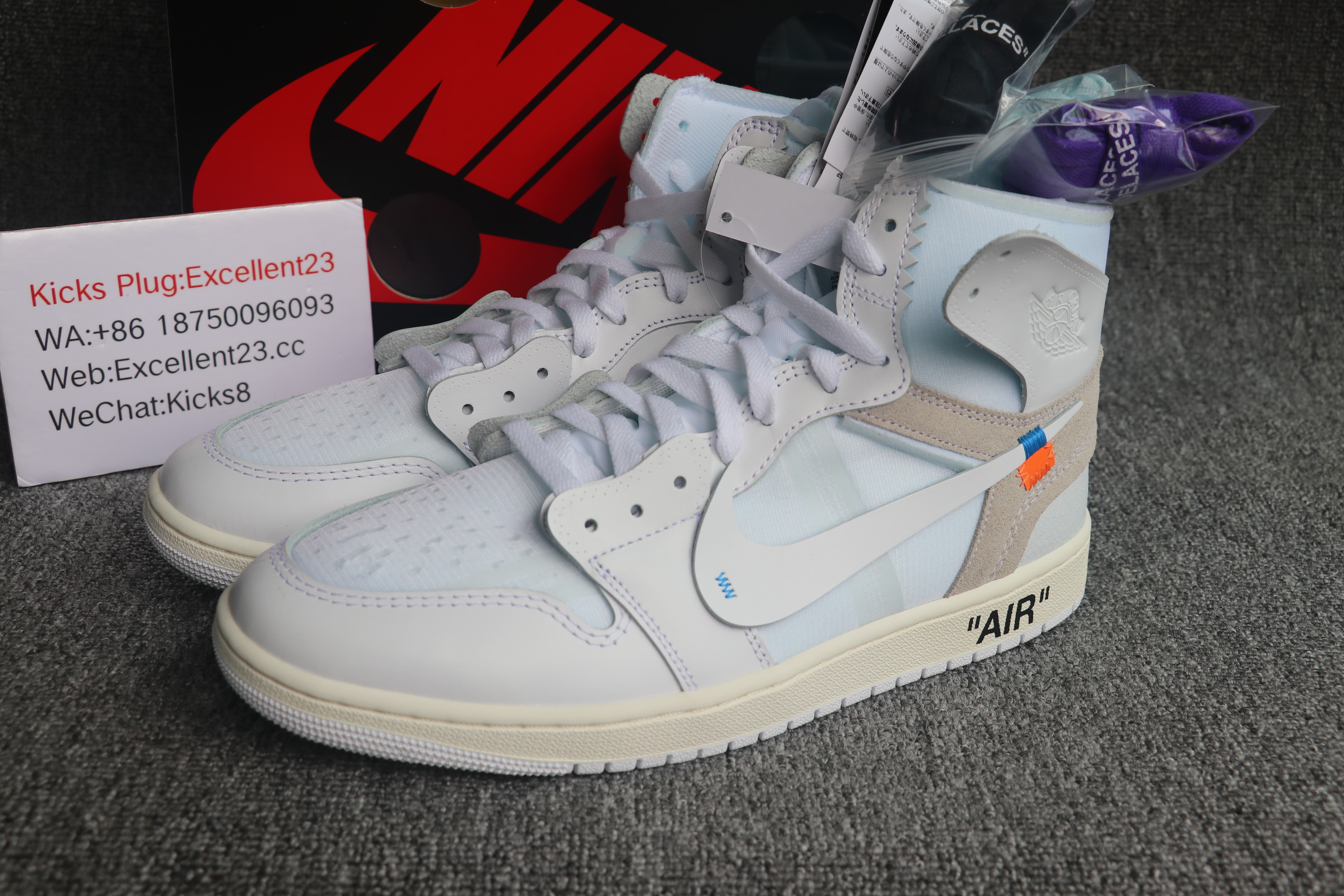 2026 Off White X Jordan 1 White