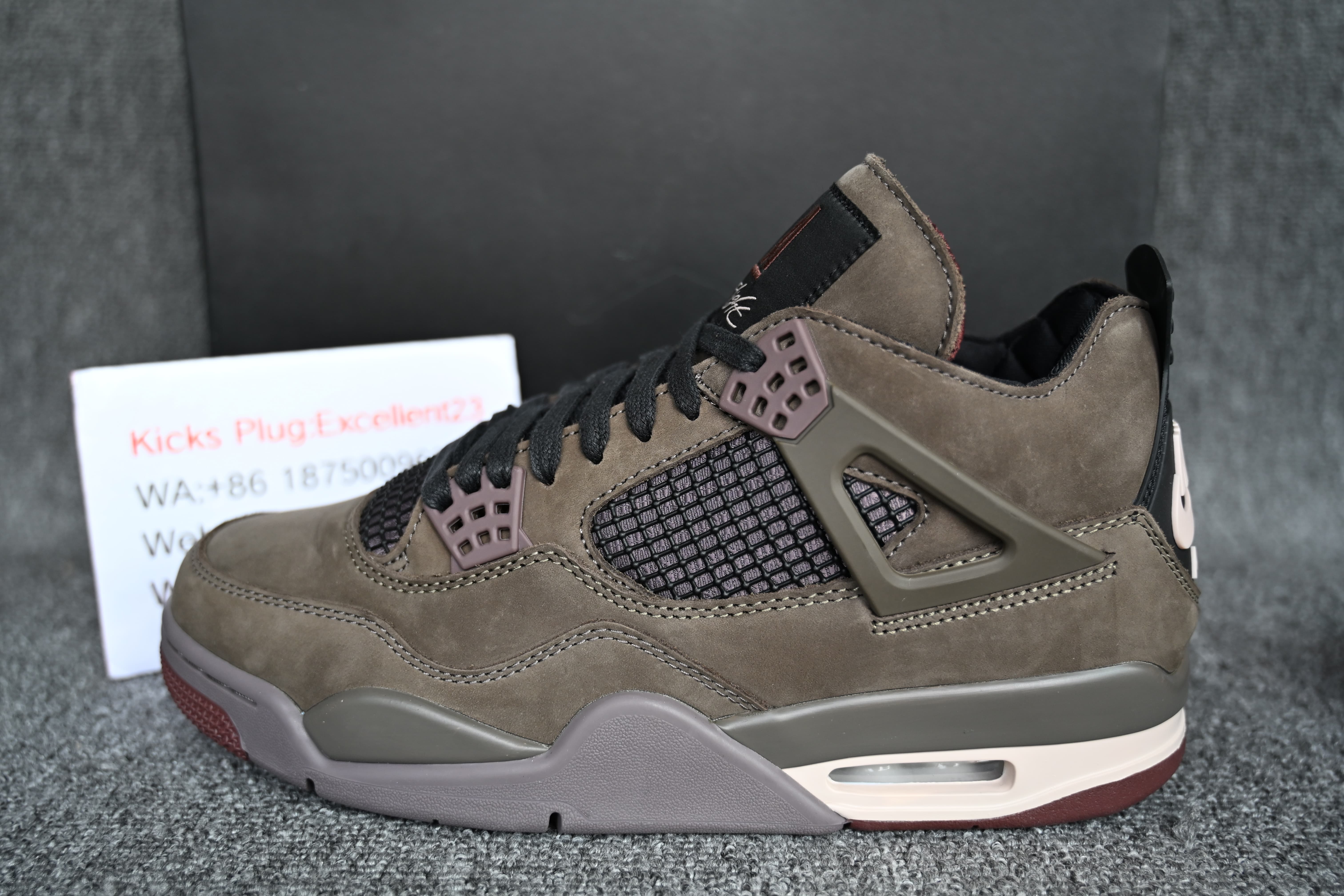 A Ma Maniere Jordan 4 Brown