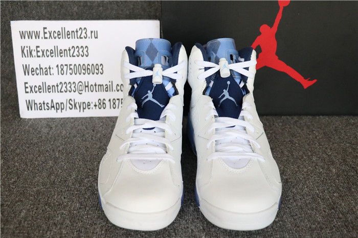 Authentic Nike Air Jordan 6 Icy Blue Pack