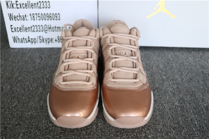 Authentic Nike Air Jordan 11 Low GS Rose Gold
