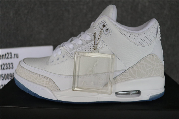 Authentic Nike Air Jordan 3 Retro Triple White