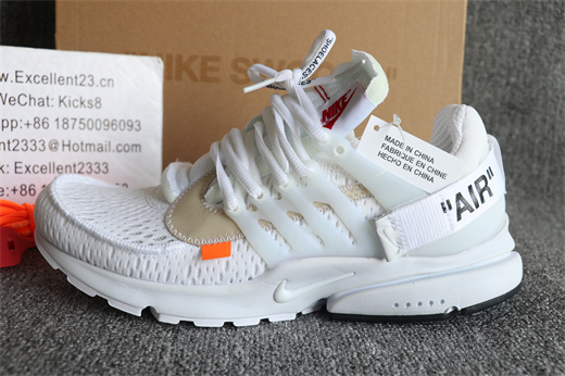 Off White X Nike Air Presto White