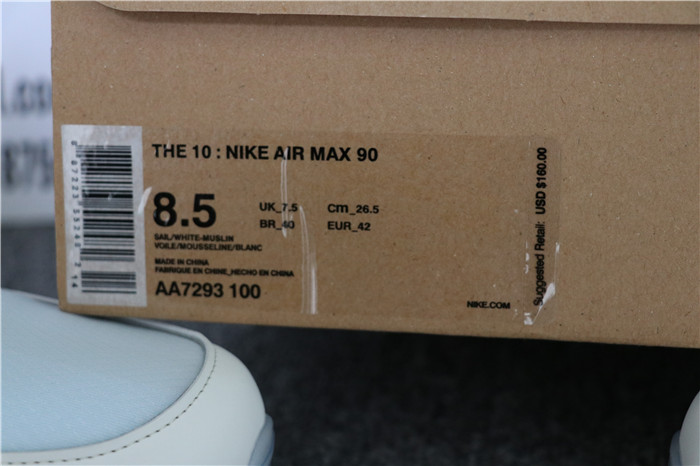 Authentic Off White X Nike Air Max 90 GS