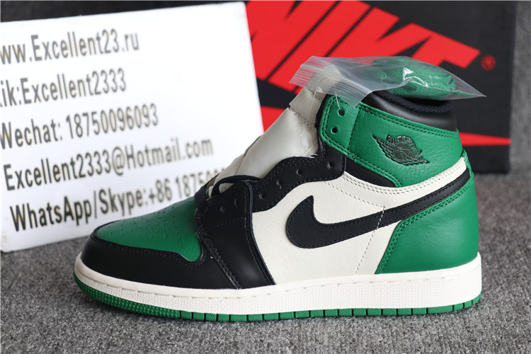 Authentic Nike Air Jordan 1 Retro GS Pine Green