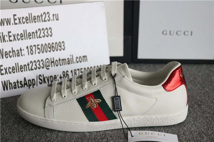 Gucci Low Ace Bee White