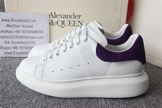 Alexander McQueen White Purple