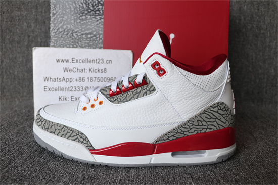 Nike Air Jordan 3 Cardinal Red