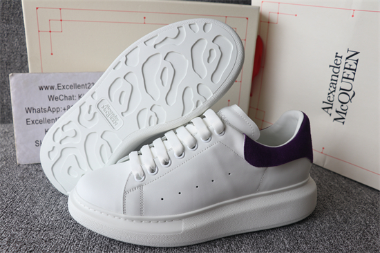 Alexander McQueen White Purple