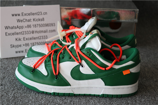 Off-White x Nike Dunk Low Green