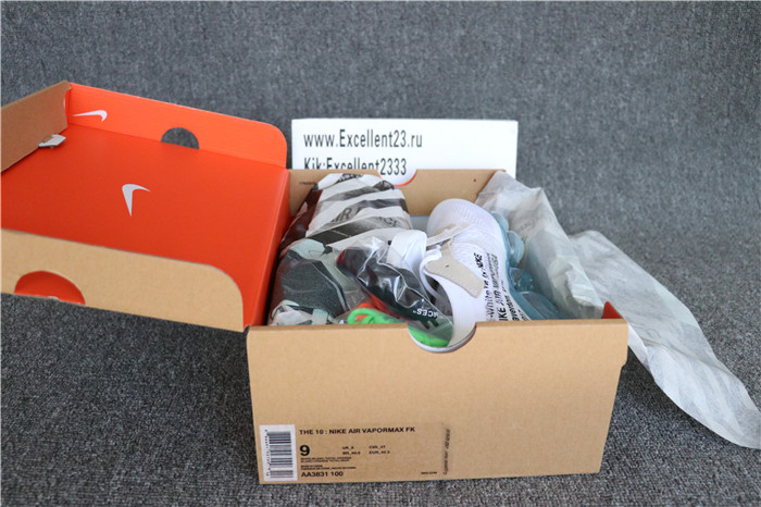 Authentic Off White X Nike Air Vapormax White GS