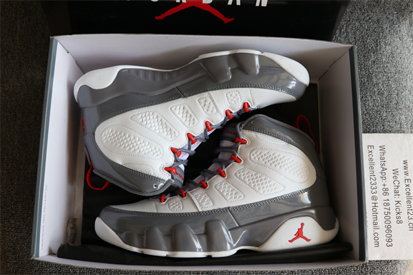 Nike Air Jordan 9 Grey White