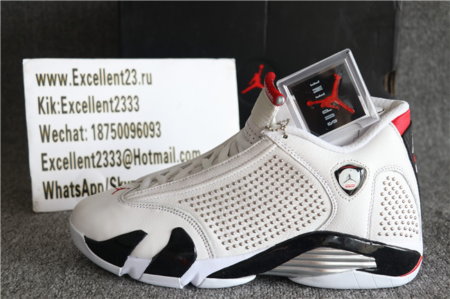 Supreme x Air Jordan 14 Retro White Red