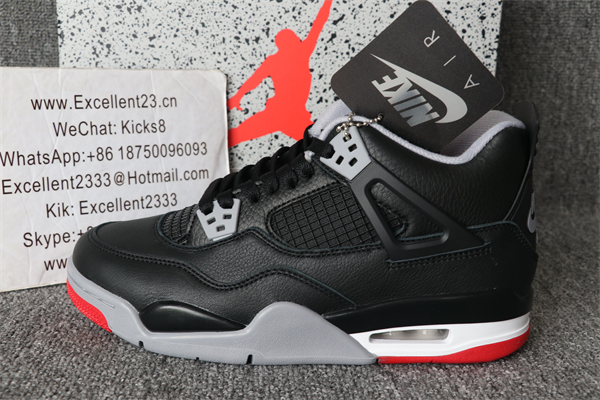 GS Nike Air Jordan 4 Bred Reimagined