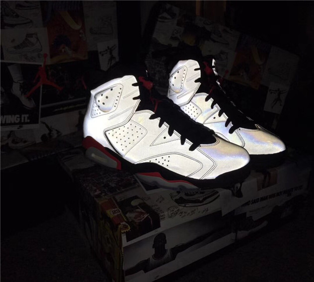 2019 Nike Air Jordan 6 Retro JSP Reflective Silver