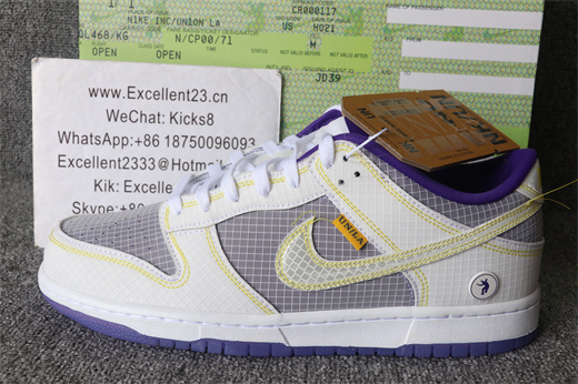 Union X Nike SB DUNK Low Purple