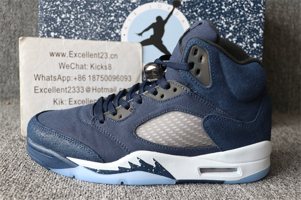 Nike Air Jordan 5 Navy Blue