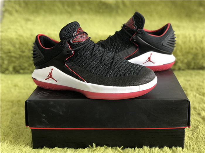 Authentic Nike Air Jordan 32 Low Black Red