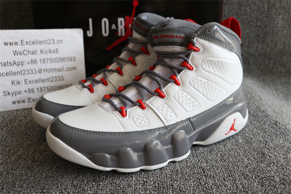 Nike Air Jordan 9 Grey White