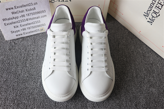 Alexander McQueen White Purple