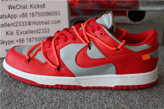 Off-White x Nike Dunk Low Red