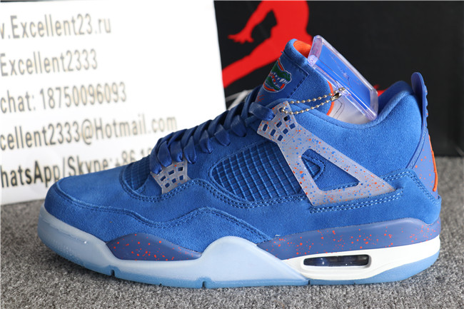 Authentic Air Jordan 4 Retro PE Florida Gators