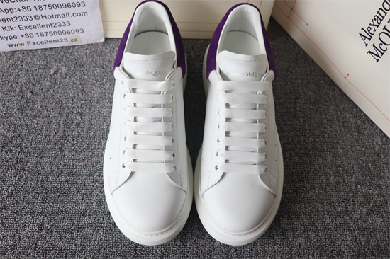 Alexander McQueen White Purple