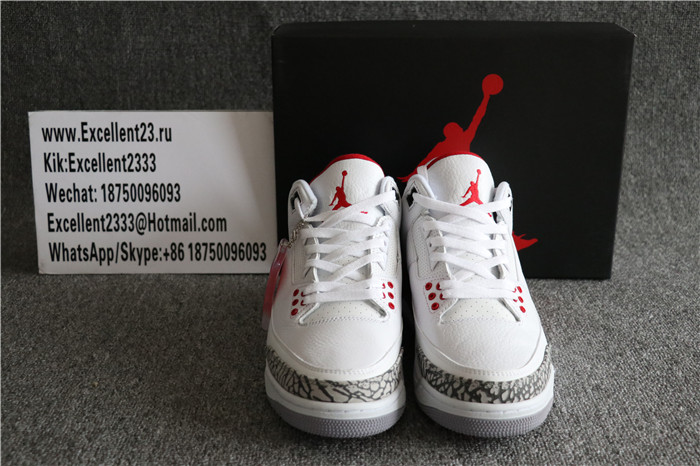 Authentic Nike Air Jordan 3 Retro White Cement