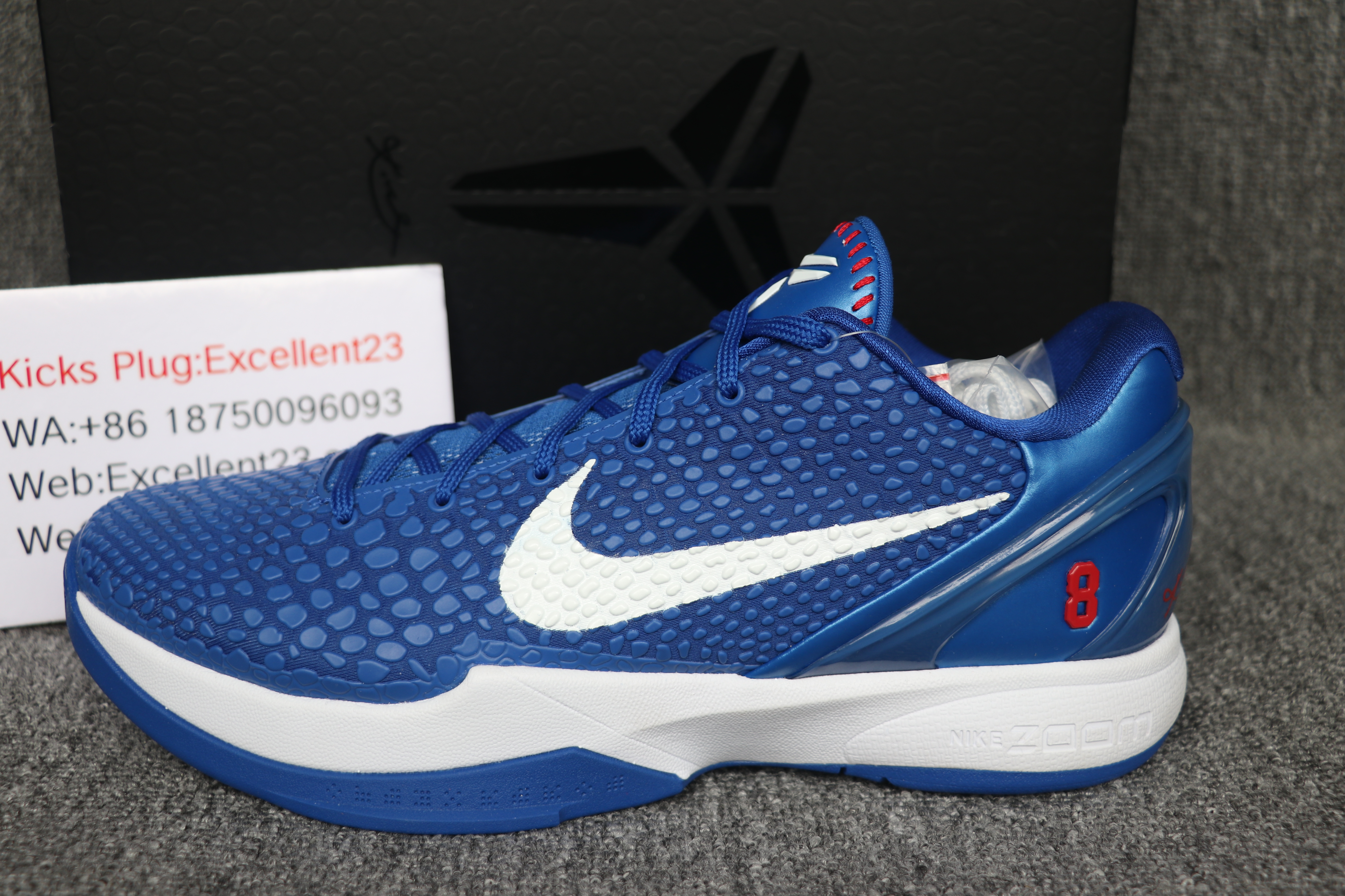 Kobe 6 blue white