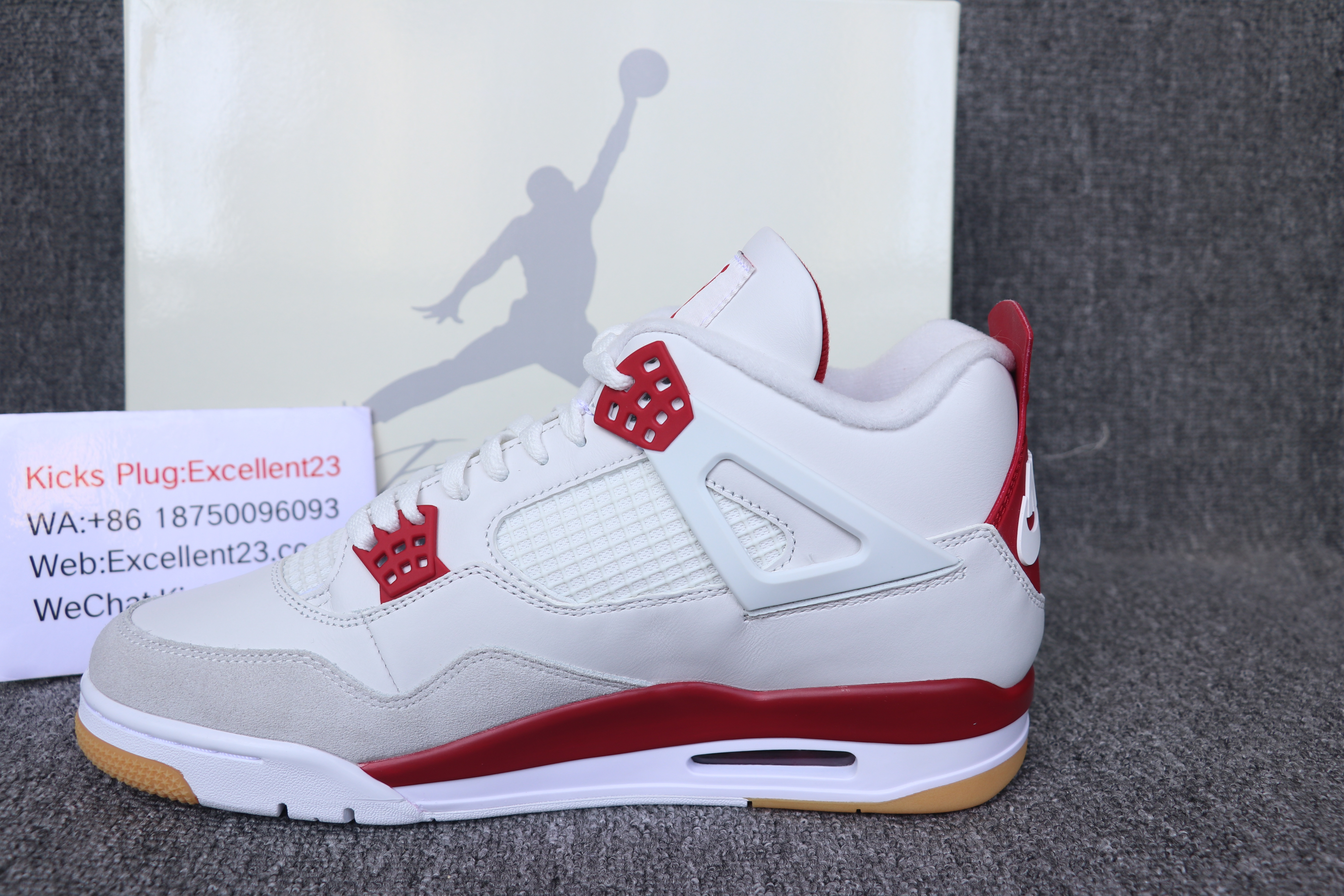 Nike Air jordan 4 X SB Red