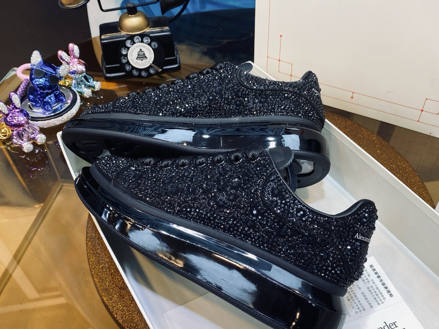 Alexander McQueen MQ Diamonds Shoes