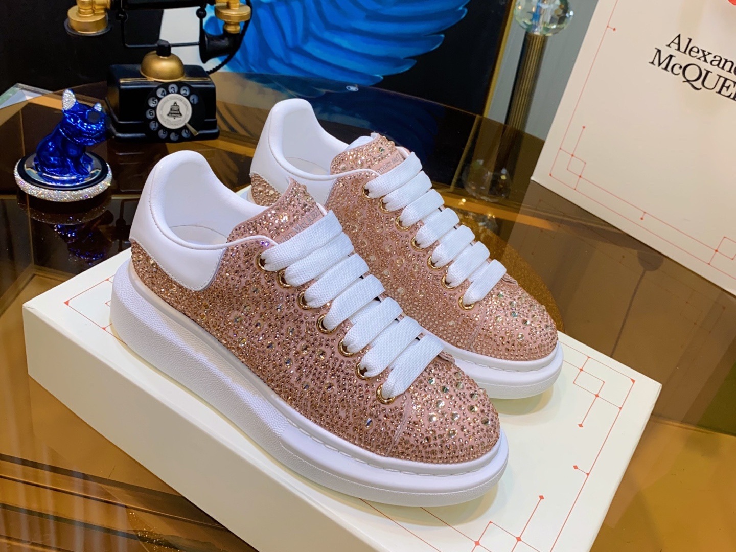 Alexander McQueen MQ Diamonds Shoes