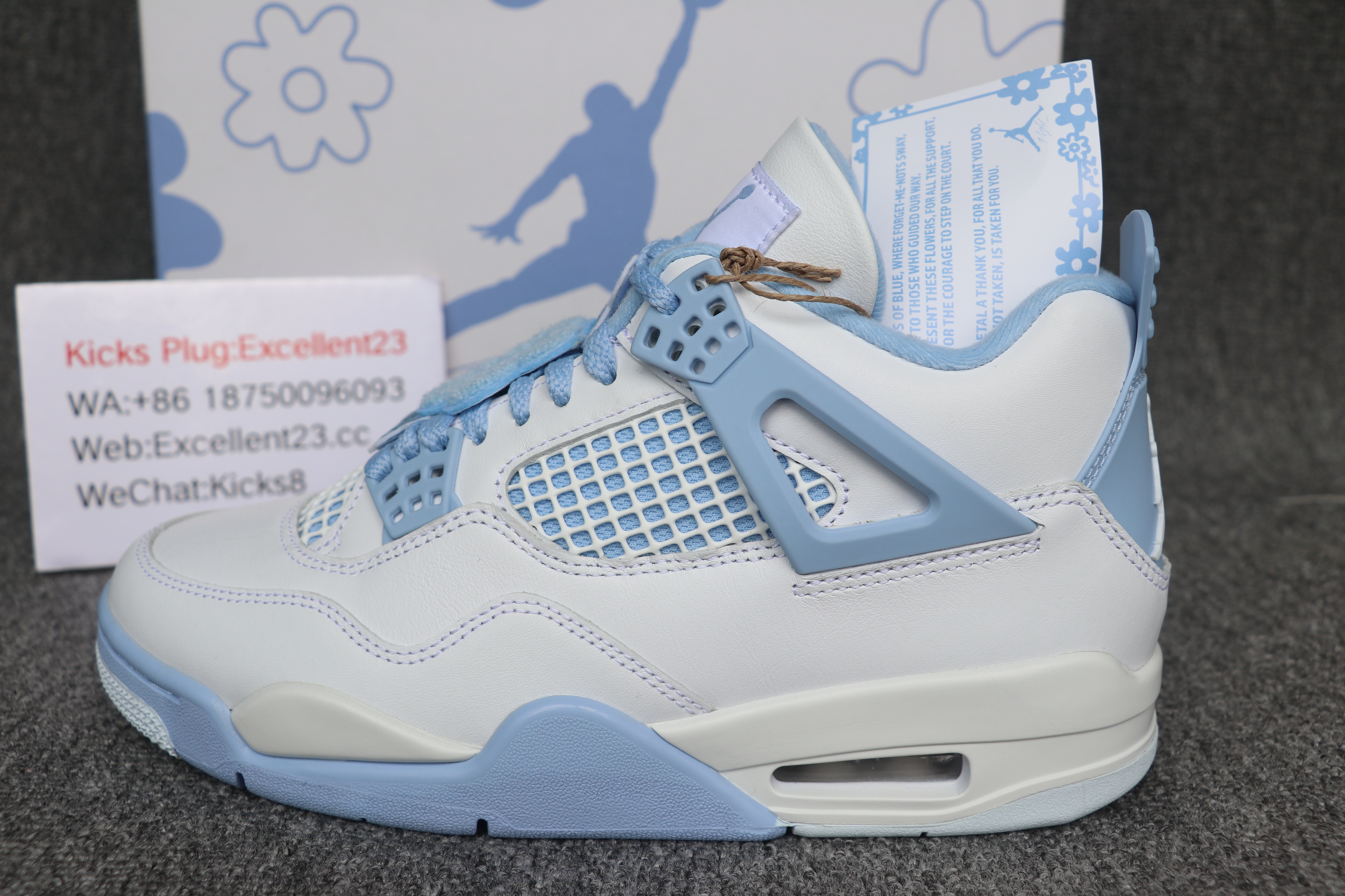 Nike Air Jordan 4 Forget Me Not