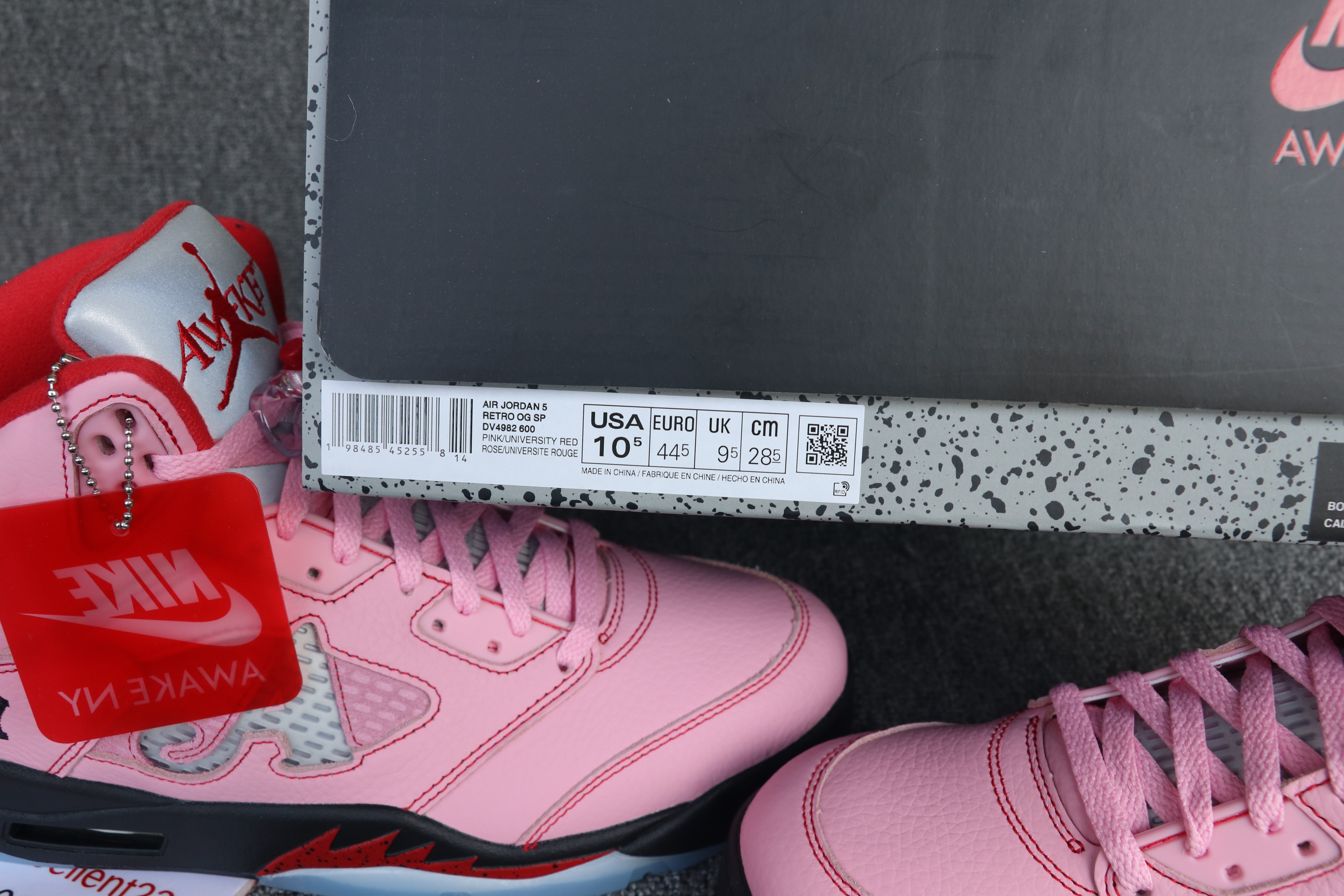 Awake NY x Air Jordan 5 Arctic Pink