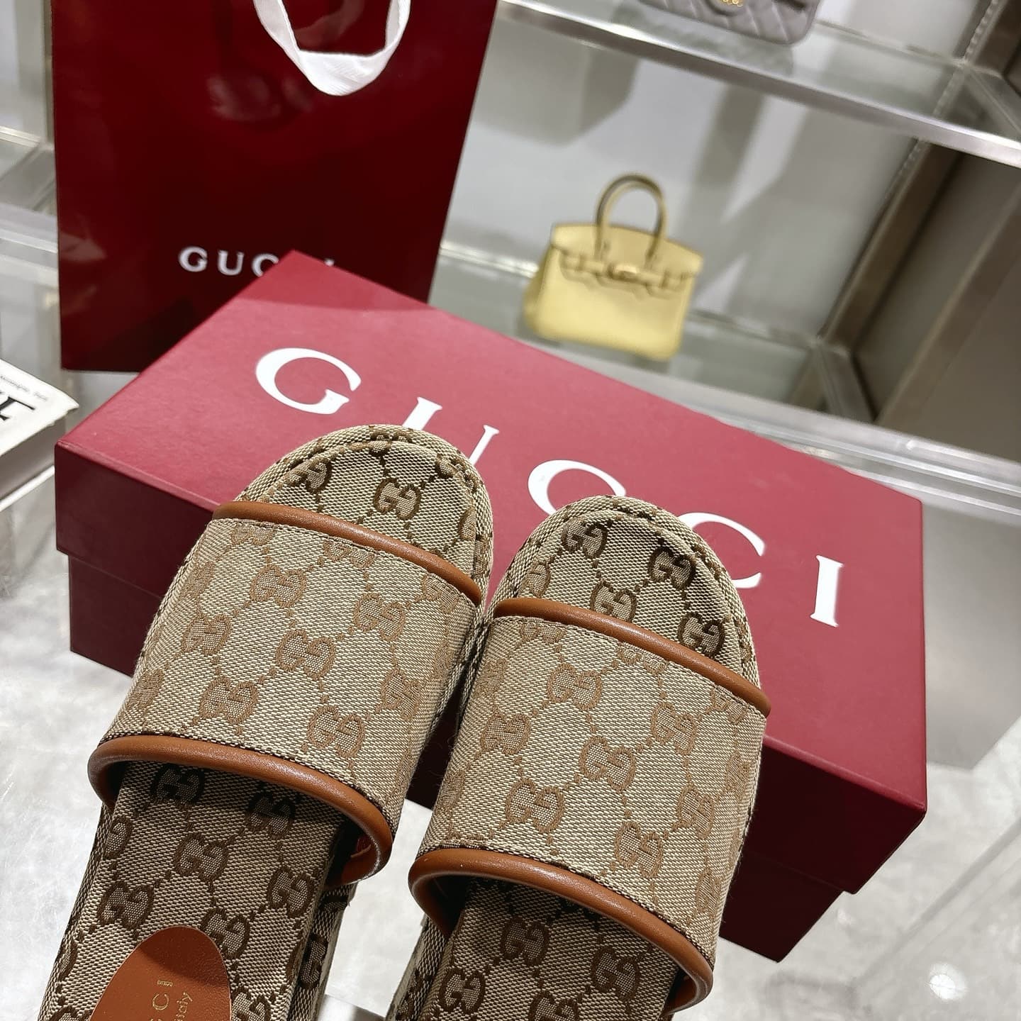 Gucci Slippers Heel High2.0cm