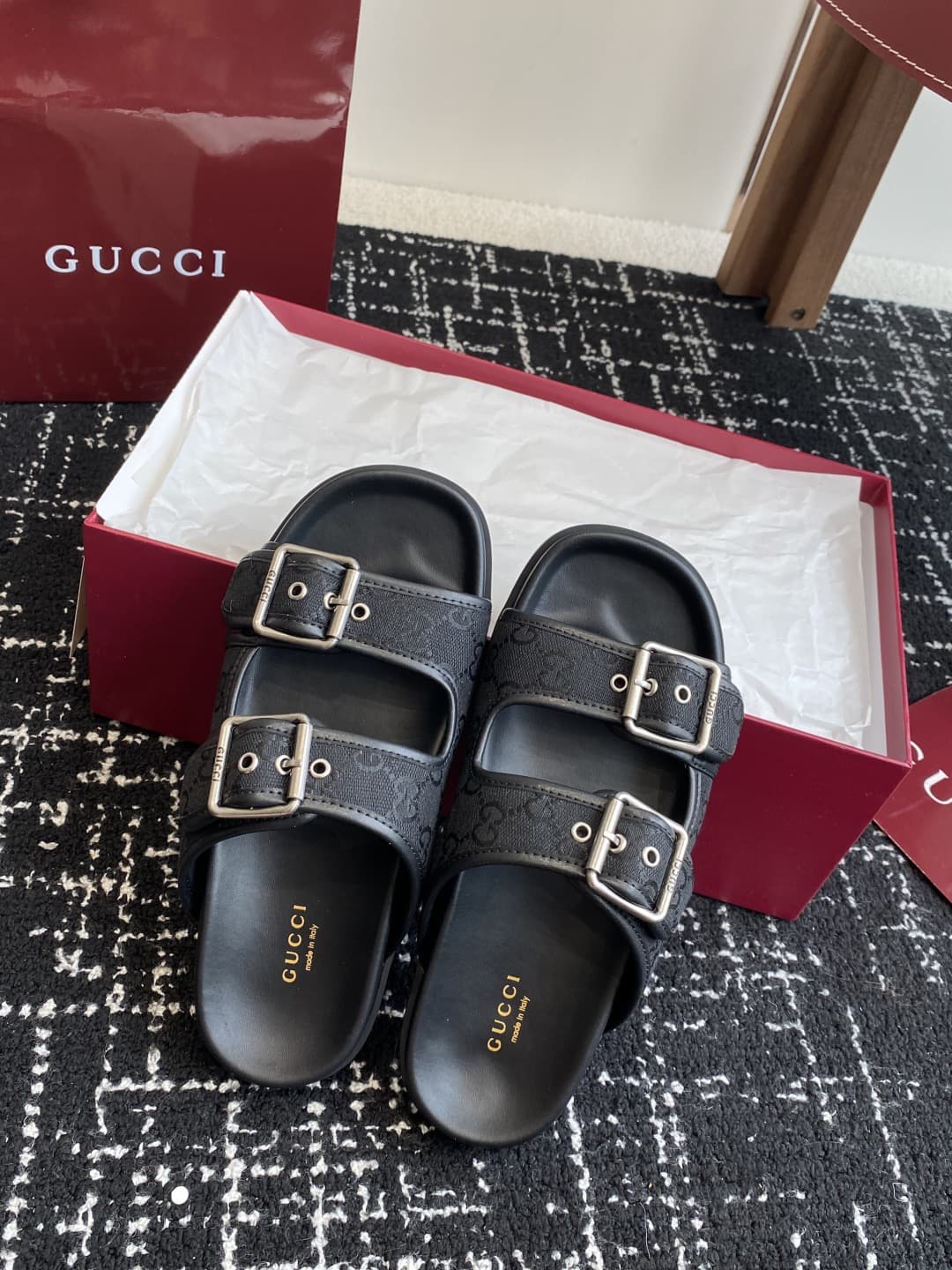 Gucci Slippers Heel High2.0cm