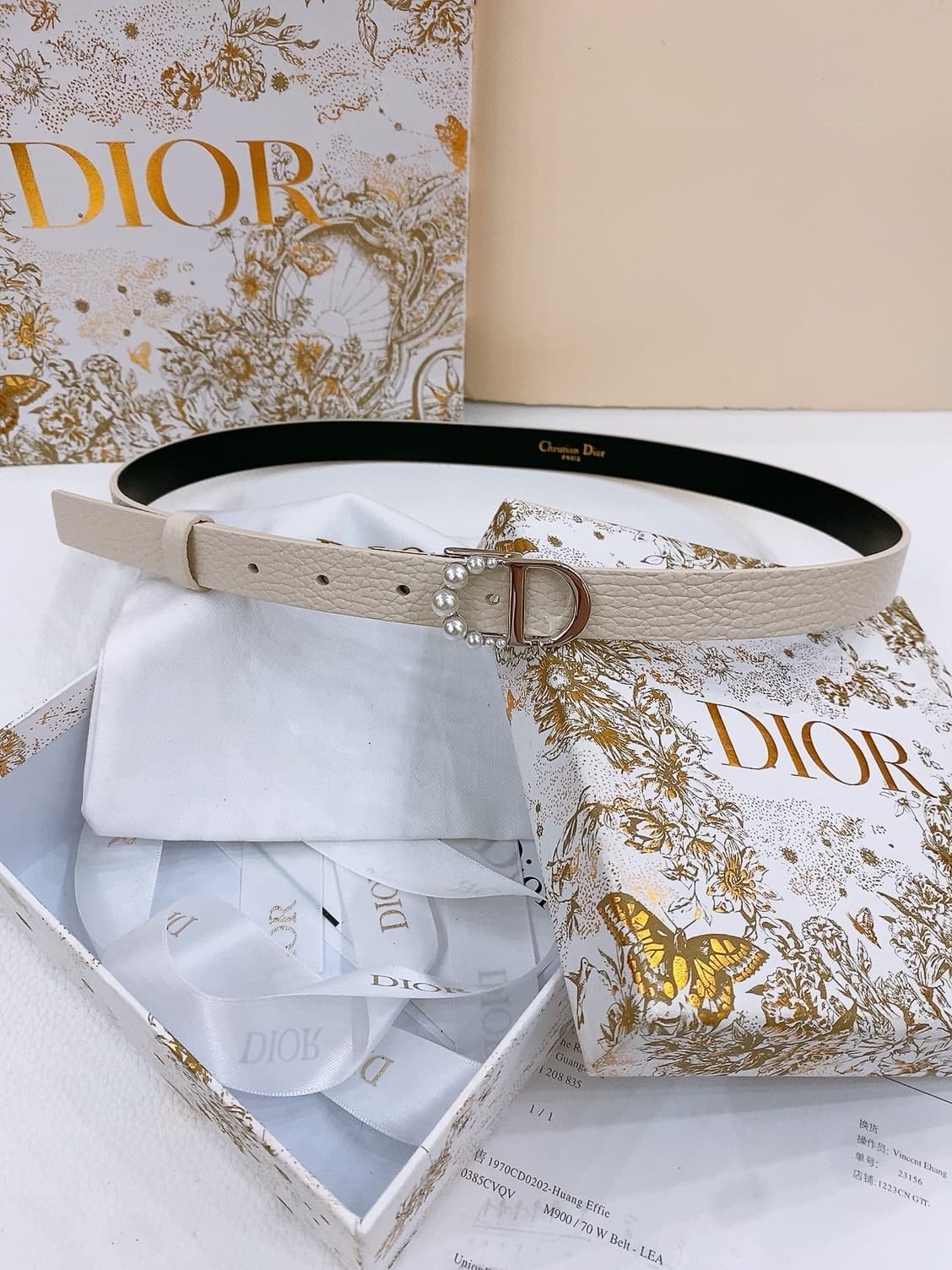 Dior Woman 1.5cm Belt