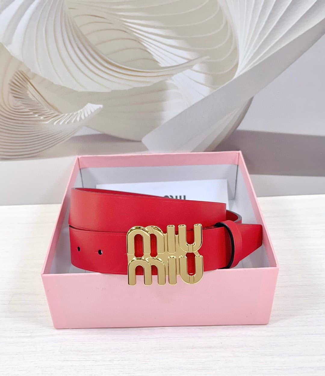 Miumiu Woman 3.0cm Belt