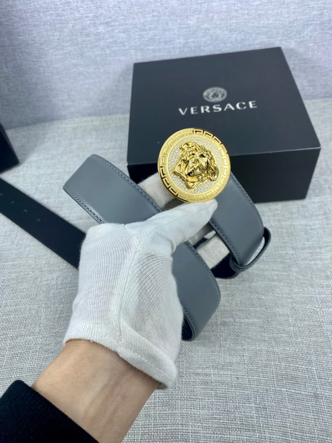Versace Man 4.0cm Belt
