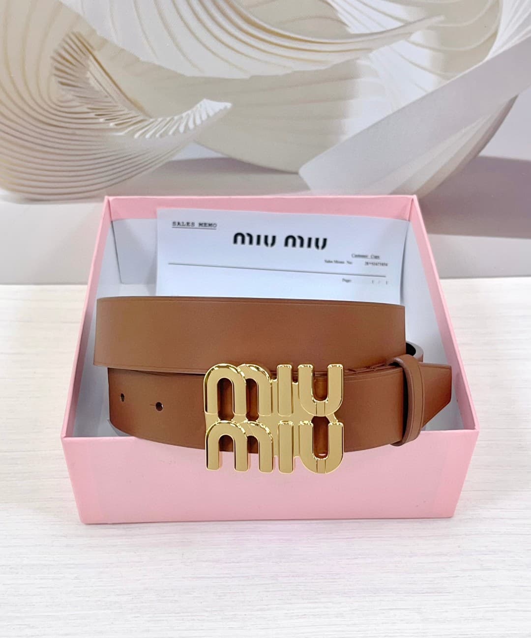 Miumiu Woman 3.0cm Belt