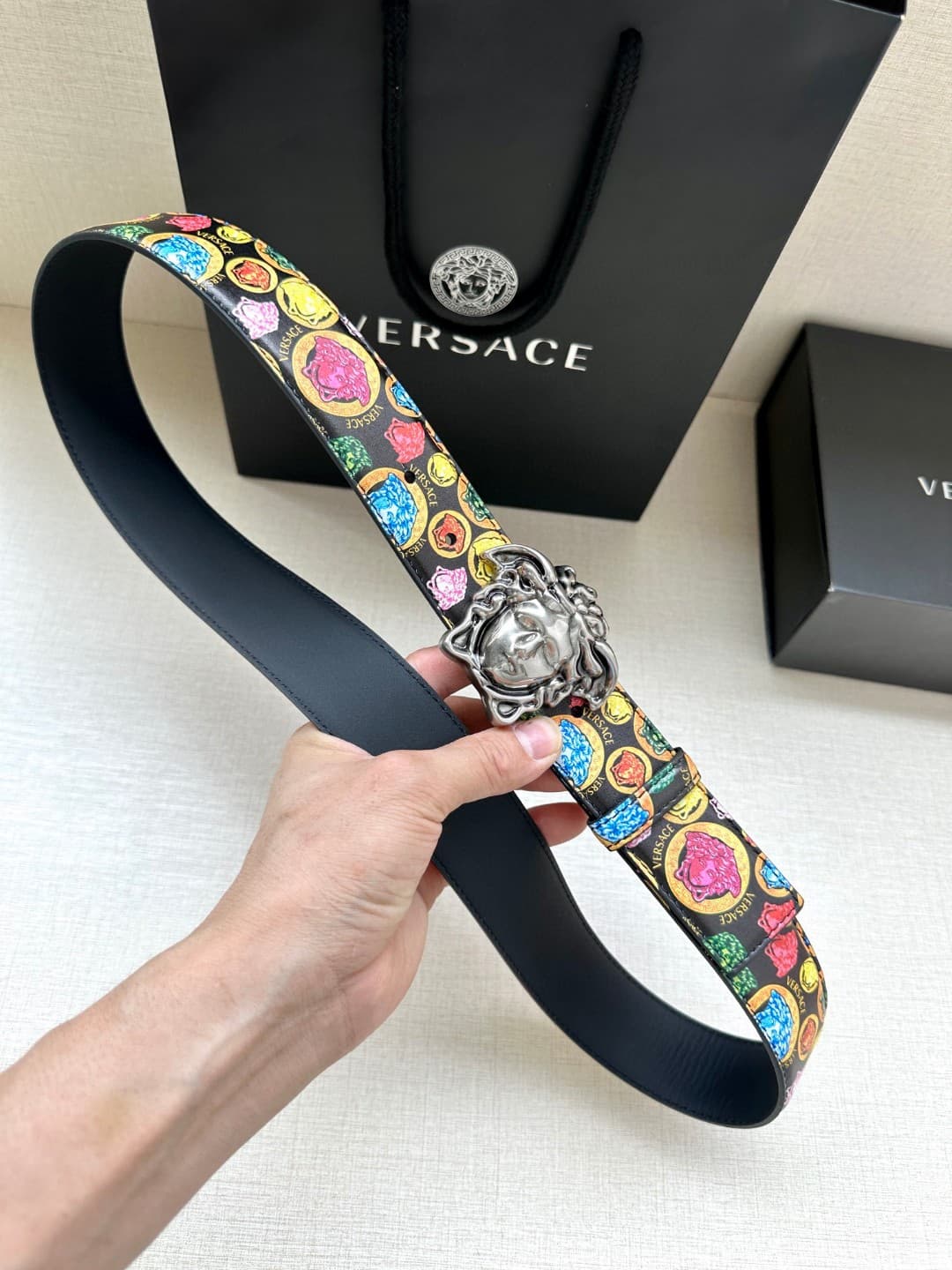 Versace Man 4.0cm Belt