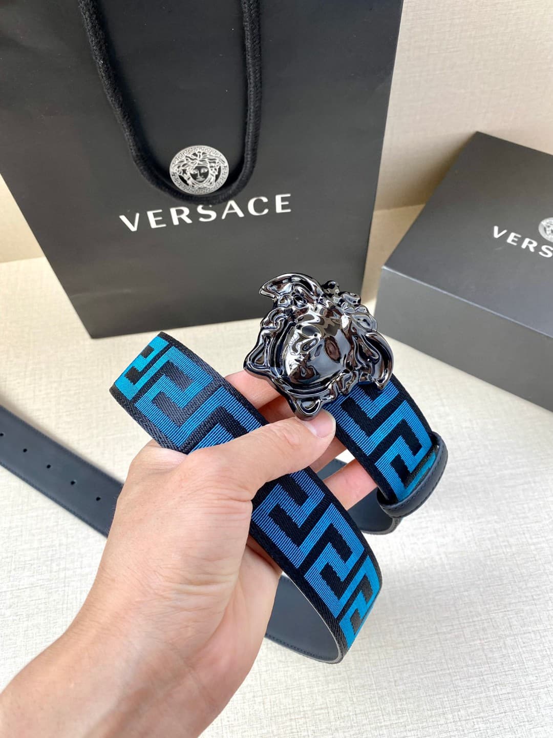Versace Man 4.0cm Belt