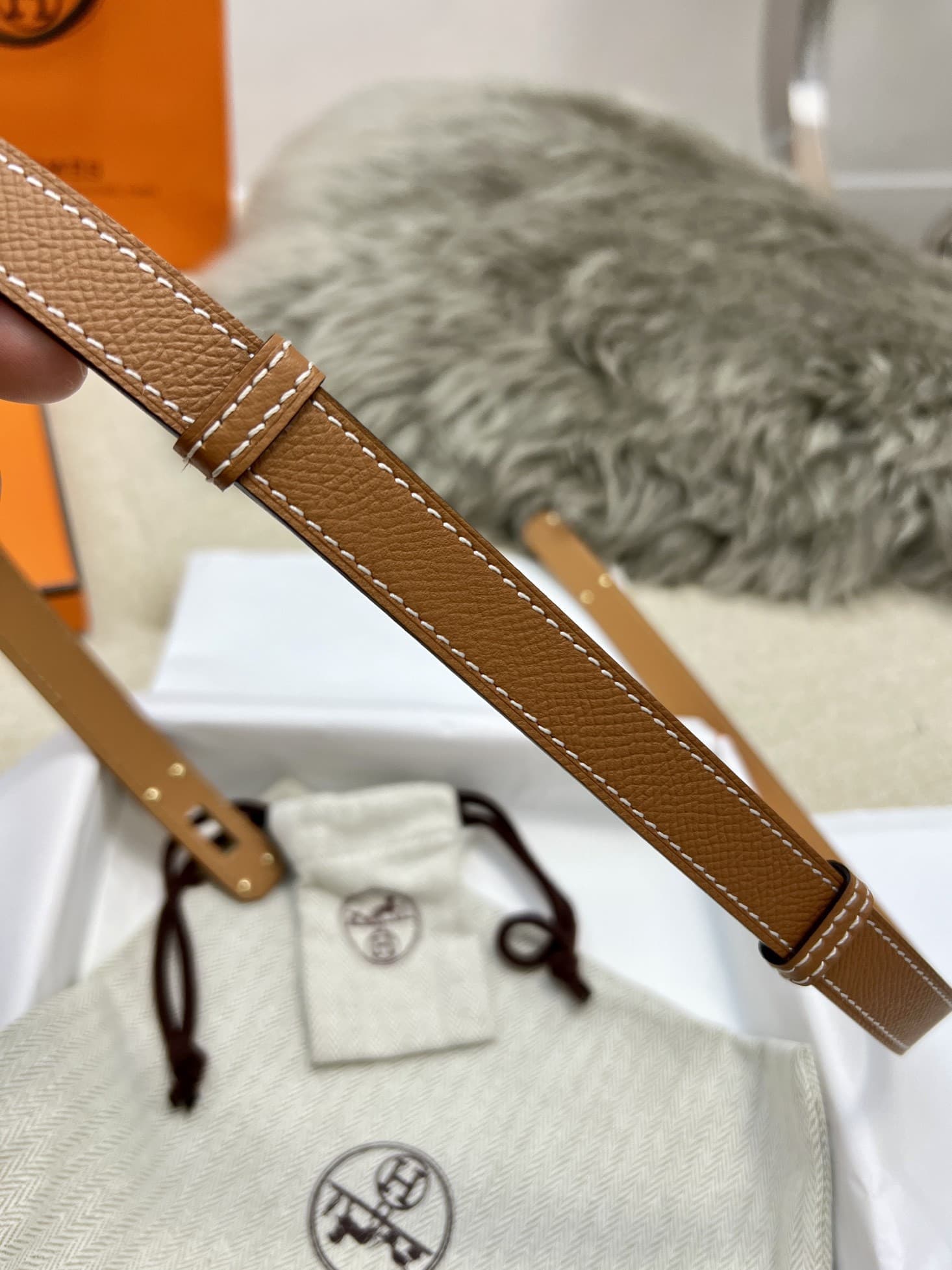 Hermes Woman 1.8cm Belt
