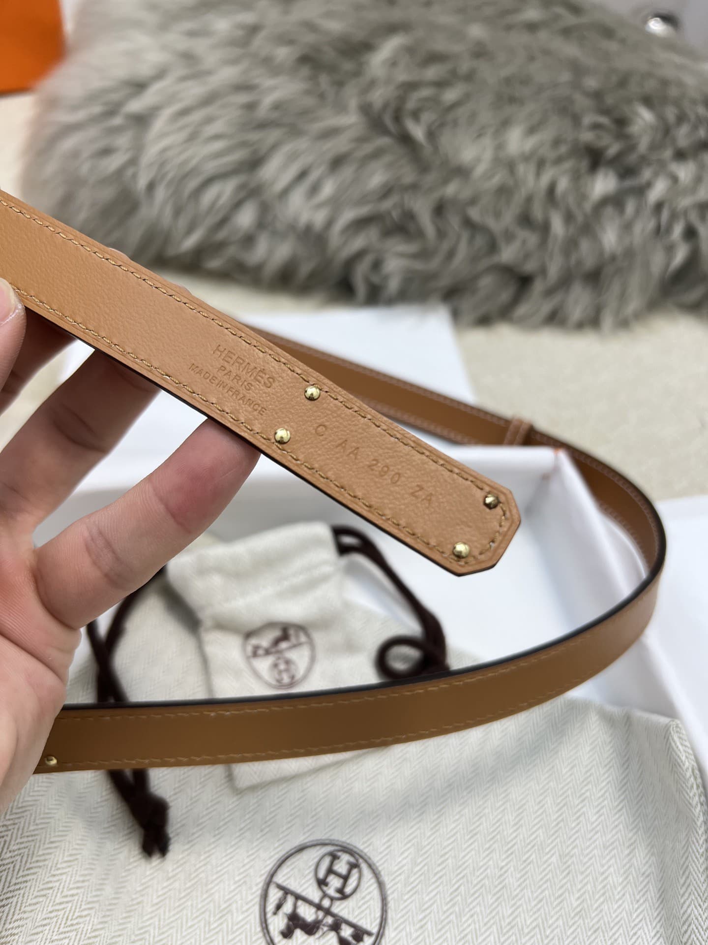 Hermes Woman 1.8cm Belt