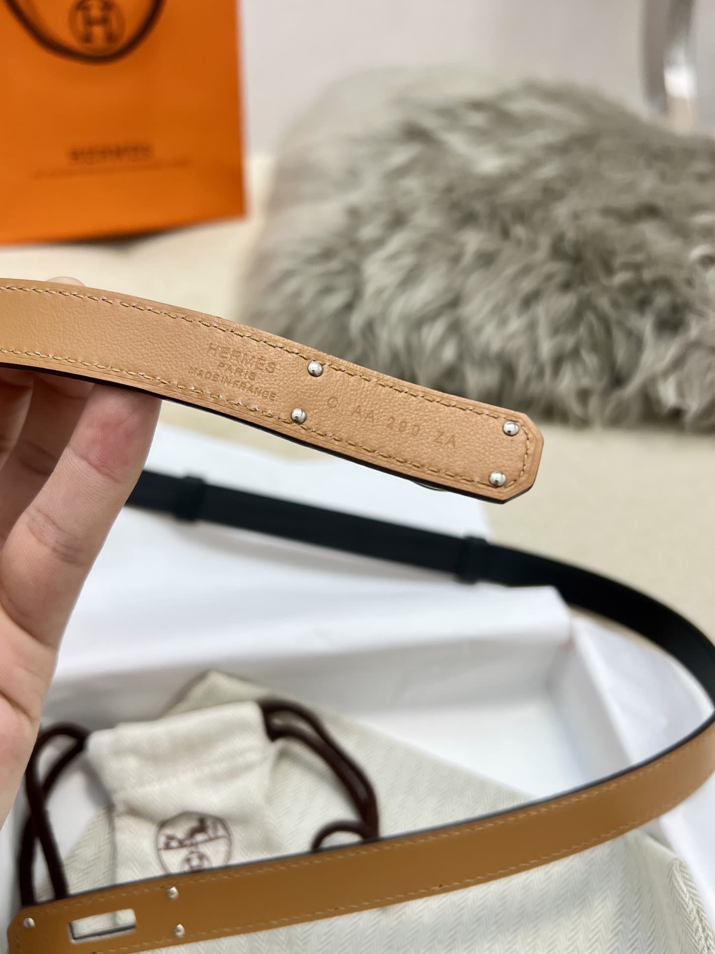 Hermes Woman 1.8cm Belt