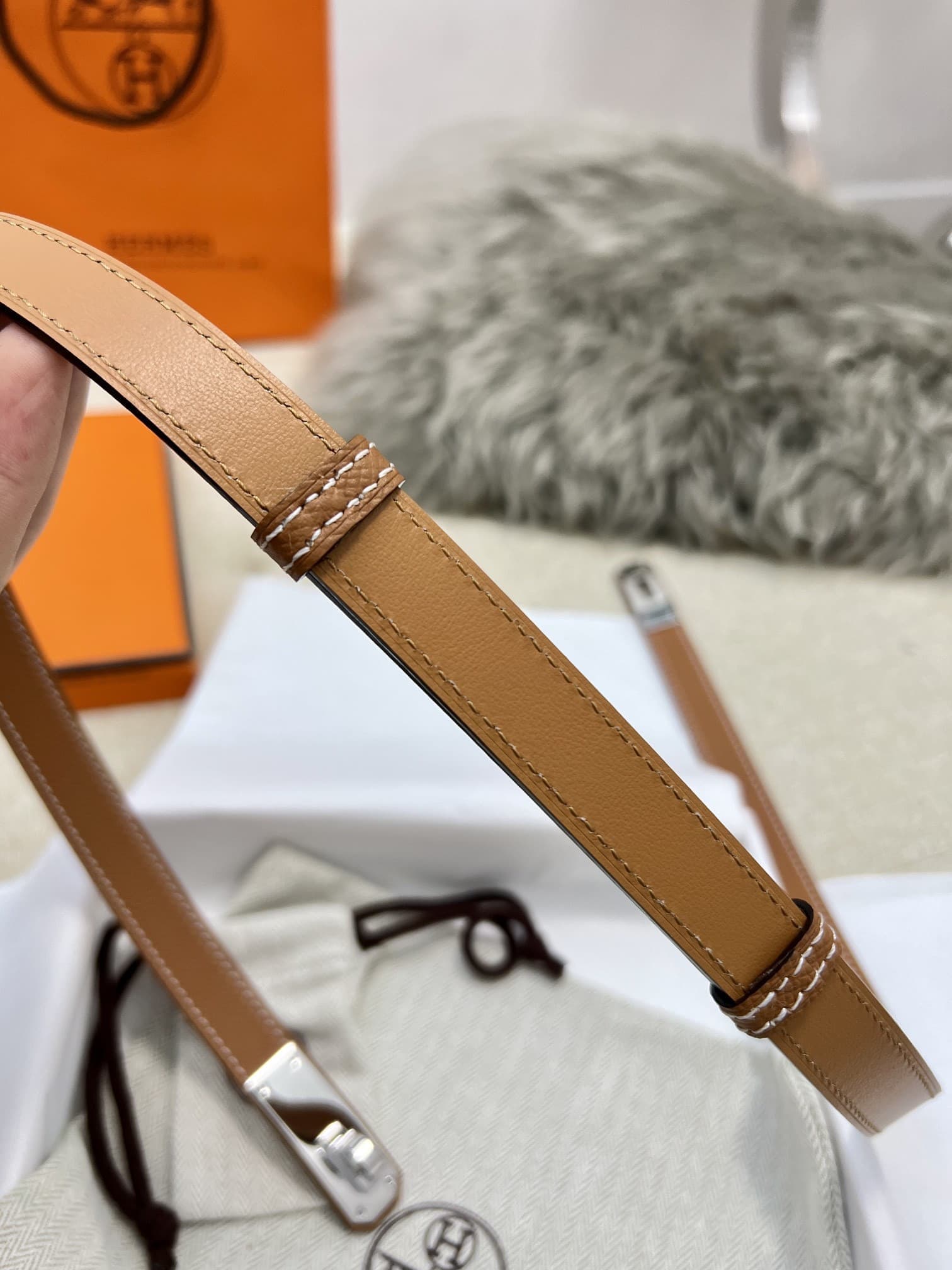 Hermes Woman 1.8cm Belt