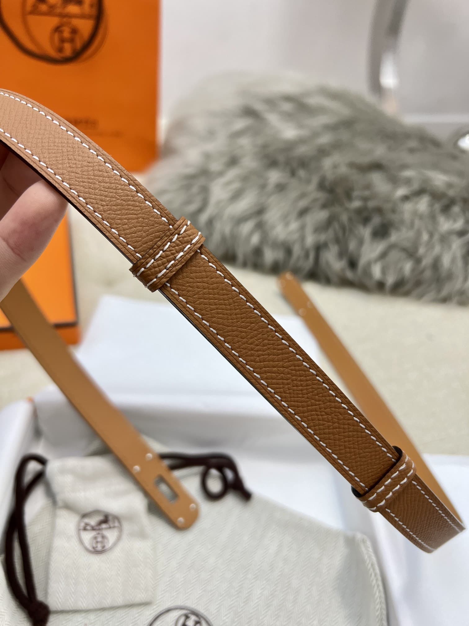 Hermes Woman 1.8cm Belt