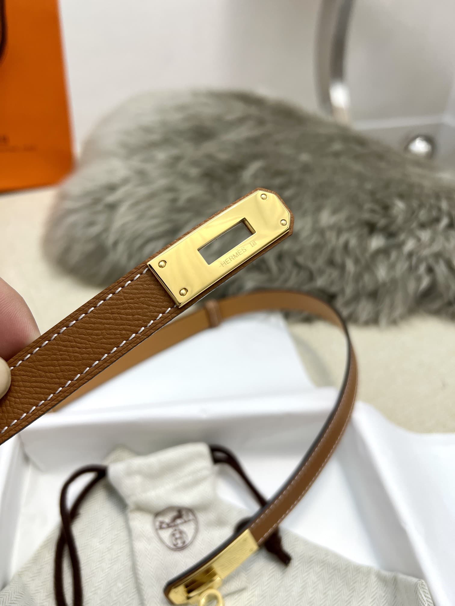 Hermes Woman 1.8cm Belt
