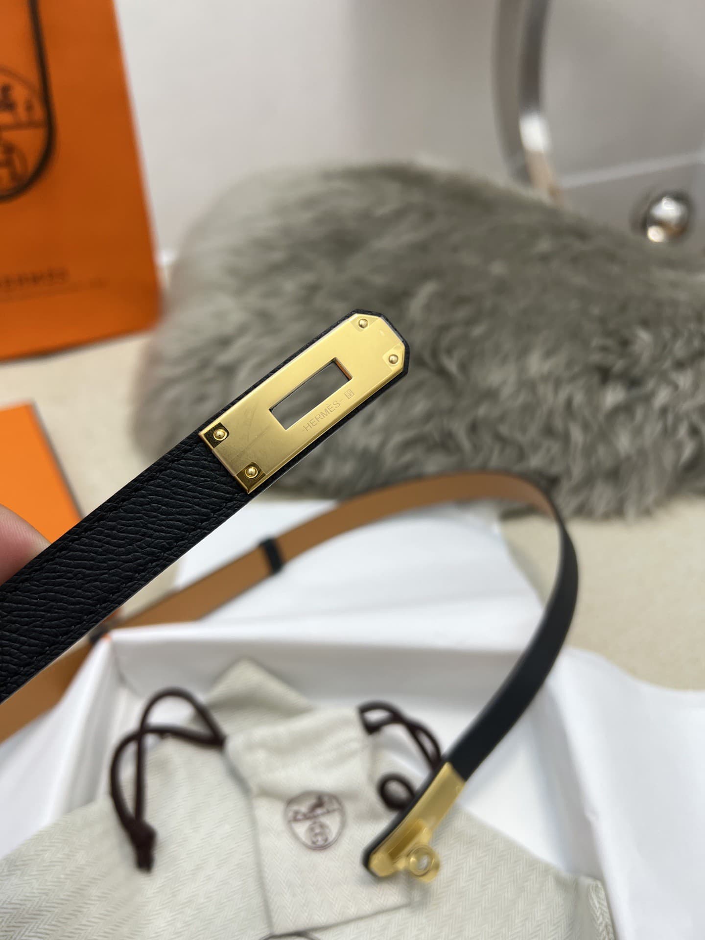 Hermes Woman 1.8cm Belt