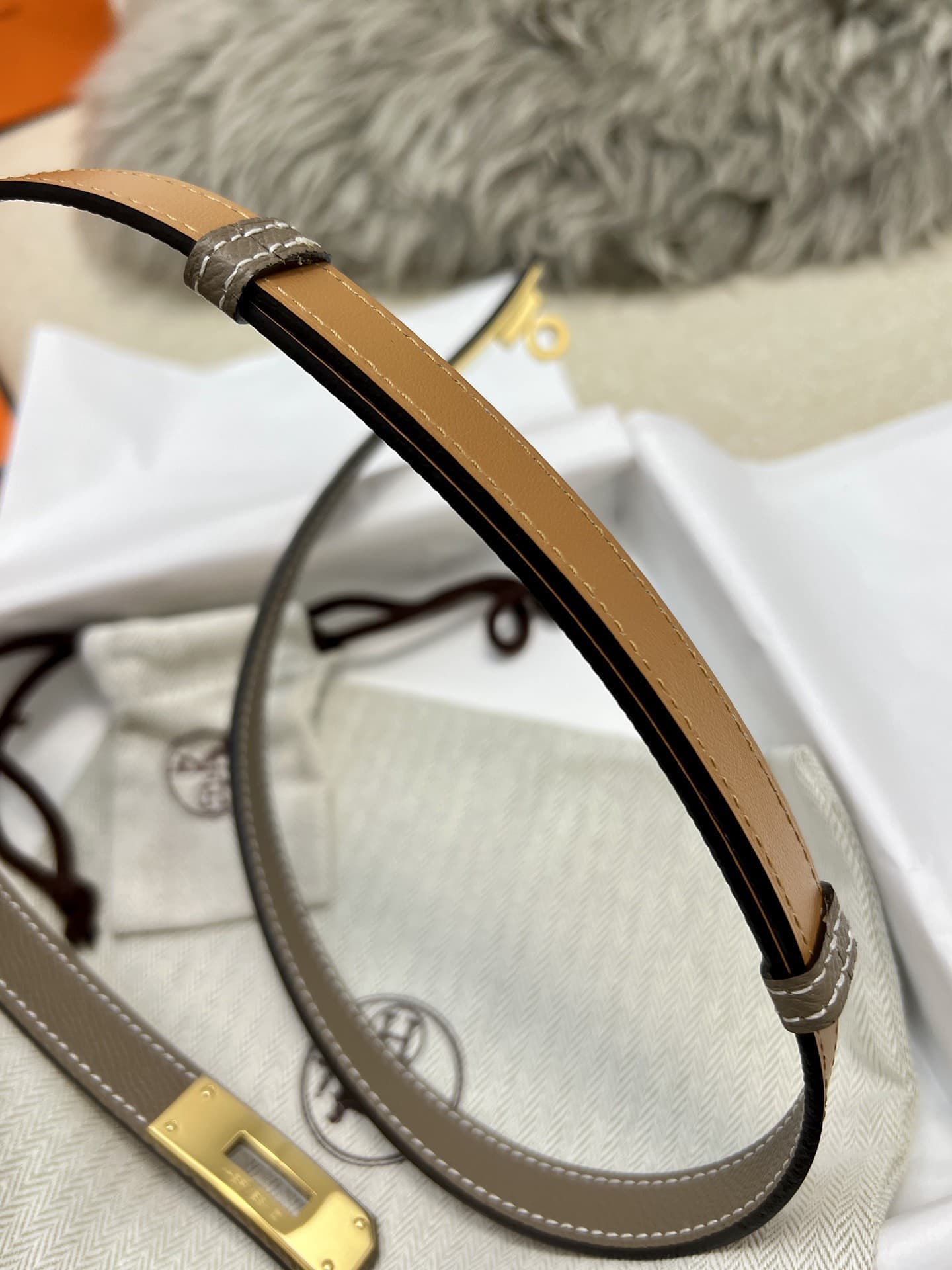 Hermes Woman 1.8cm Belt