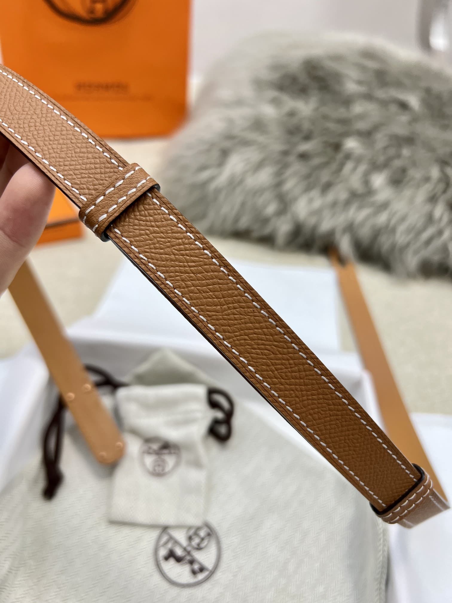 Hermes Woman 1.8cm Belt